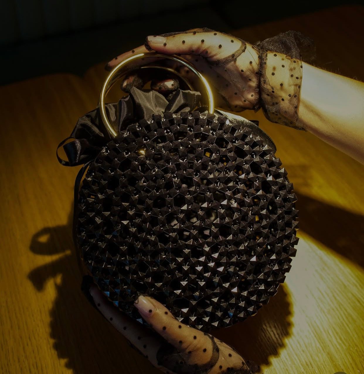 Beaded Circle Bag