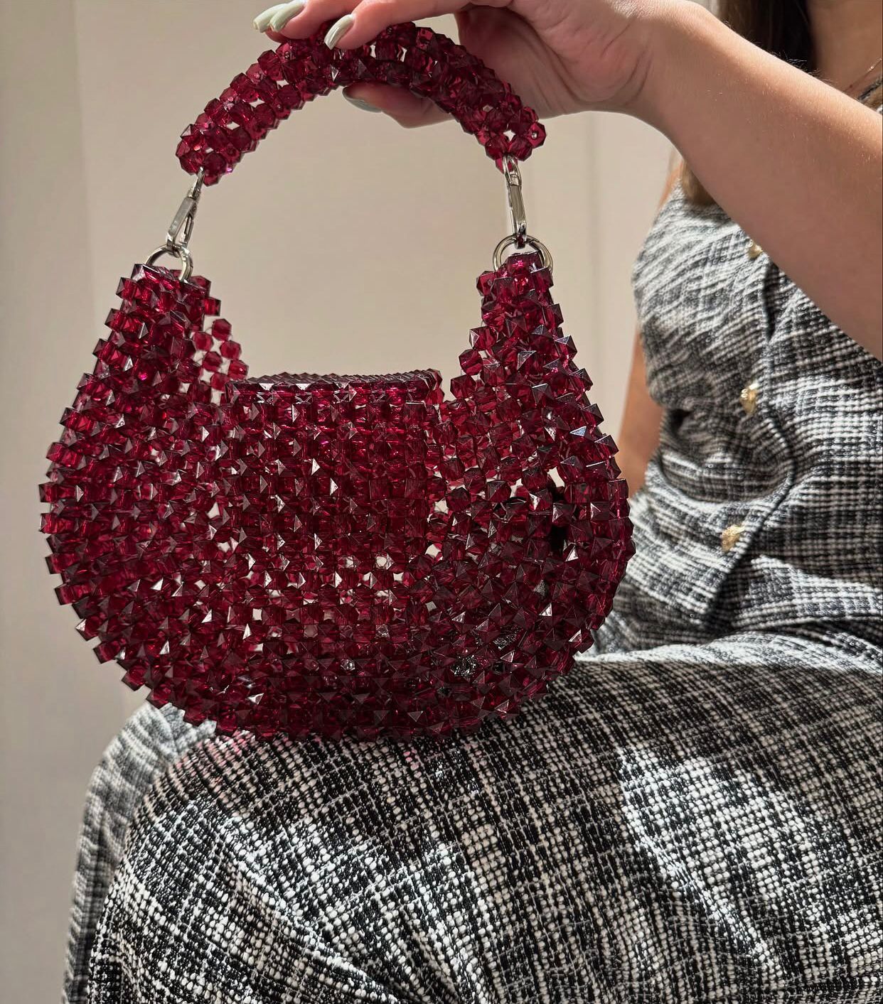 Crimson Charm Bag