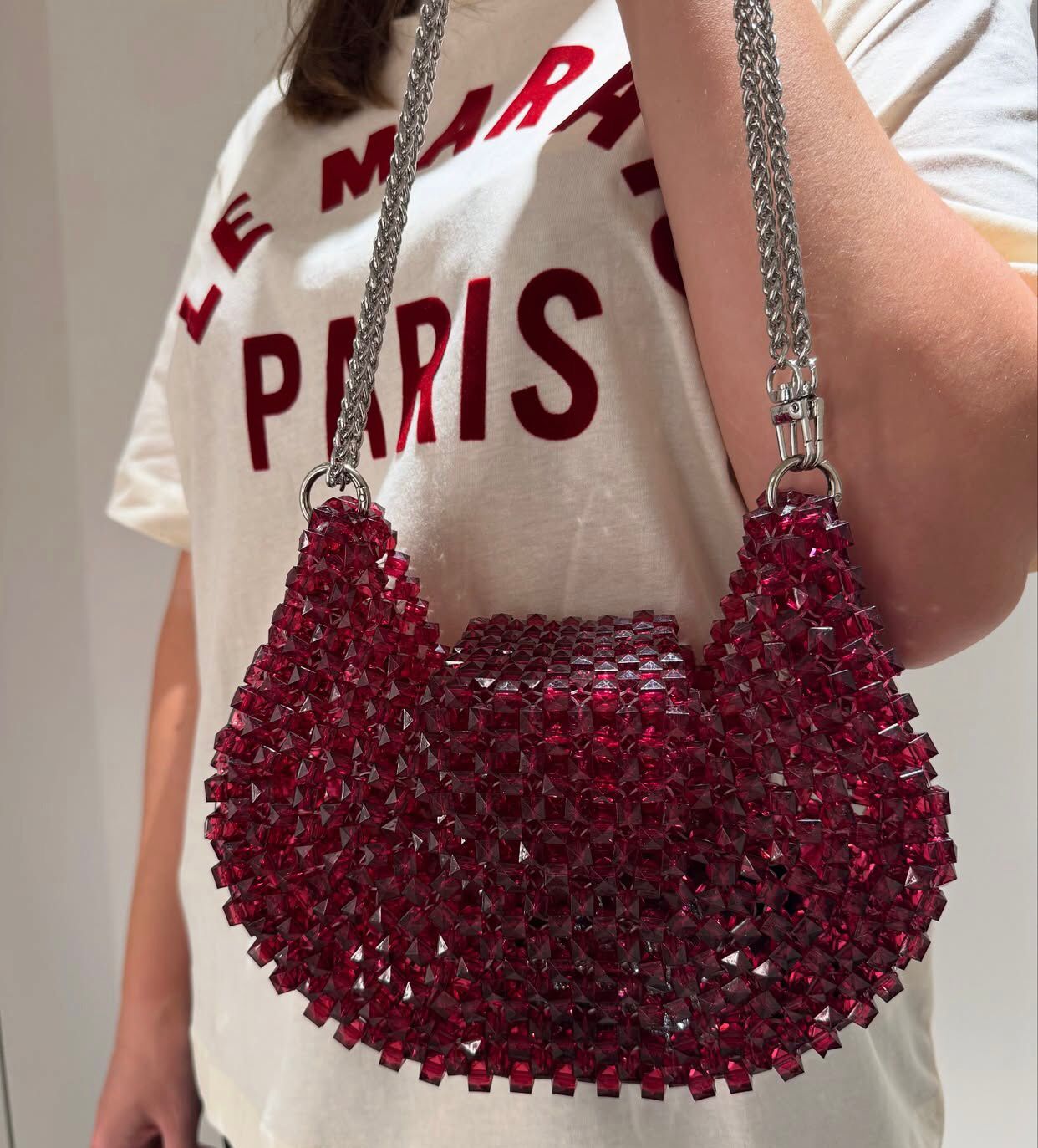 Crimson Charm Bag