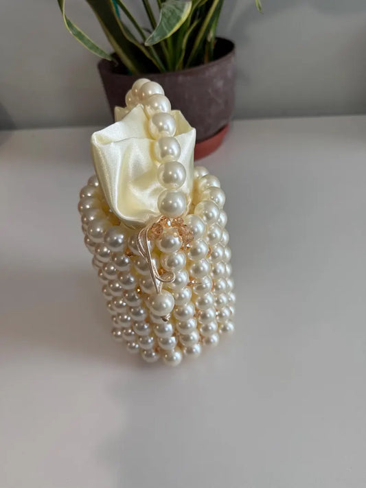 Pearl Glow Bucket Bag