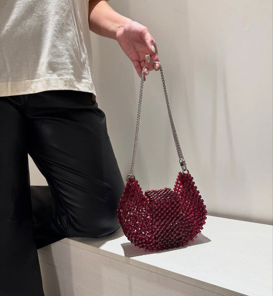Crimson Charm Bag